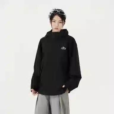 KW Mountain Print Windproof Waterproof Jacket