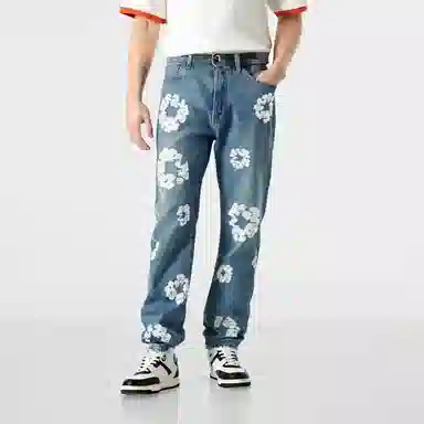 Denim Tears Floral Print Jeans