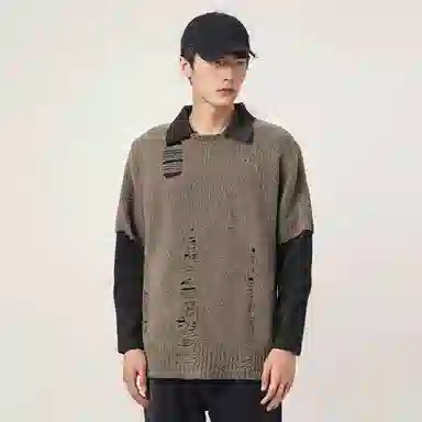 GOOD BAI 916 Series Black Sweater
