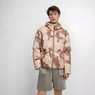 Stussy FW24 DOWN PARKA CAMO RIPSTOP