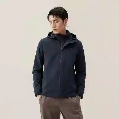 HAZZYS Casual Warm Hooded Down Jacket Men