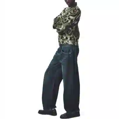 ZARA Animal Jacquard Pullover Knit