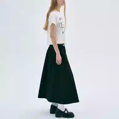 MARDI MERCREDI SS25 SLIM TSHIRT DDANJI CH.06 IVORY BLACK T