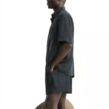 ZARA Short Sleeve Shirt Black