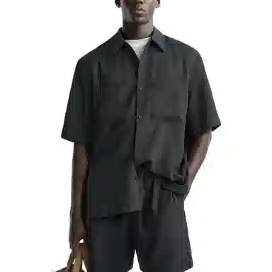 ZARA Short Sleeve Shirt Black