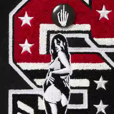 Supreme x HYSTERIC GLAMOUR Varsity Jacket