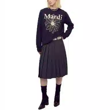 MARDI MERCREDI FW25 TSHIRT LONG SLEEVE FLOWERMARDI T