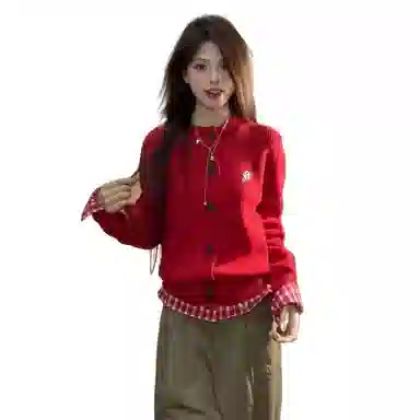 望莱仕 简约舒适时尚长袖针织衫 女款