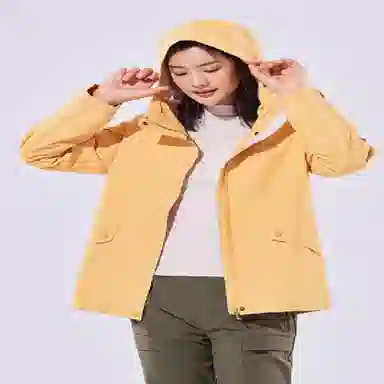 探路者 户外抗静电防水冲锋衣 女款