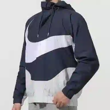 Nike Sportswear Swoosh Hooded Jacket Navy