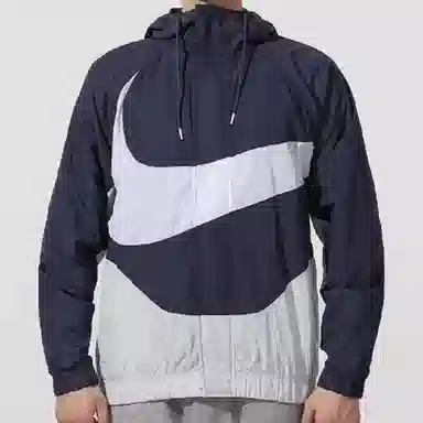 Nike Sportswear Swoosh Hooded Jacket Navy
