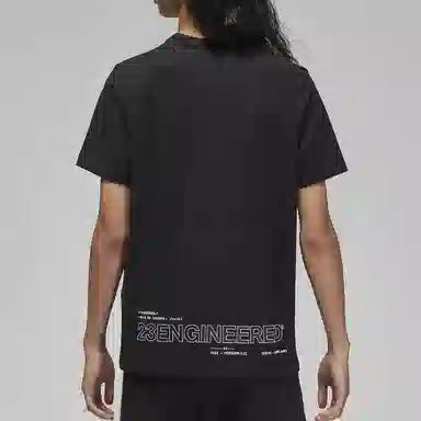 Jordan Logo Print T-Shirt Black