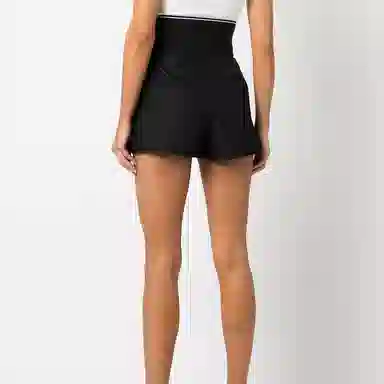 Alexander Wang SS22 Black High-Waisted Shorts