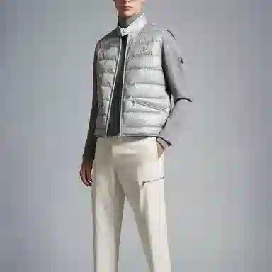 Moncler Grenoble Vest Light Grey