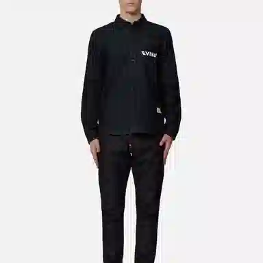 EVISU Denim Blue Long Sleeve Shirt