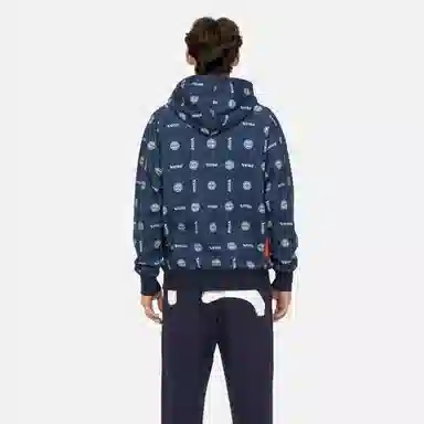 EVISU Denim Blue Hoodie