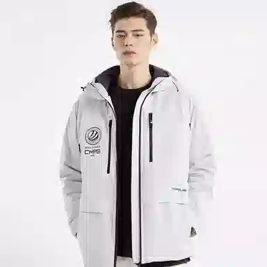 波司登 滑雪系列 户外防风防水透湿撞色拉链连帽羽绒服 男女同款