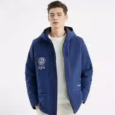 波司登 滑雪系列 户外防风防水透湿撞色拉链连帽羽绒服 男女同款