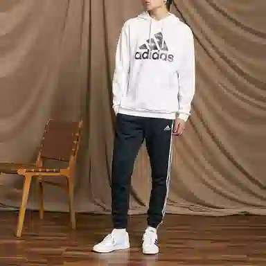 adidas Essentials Camo Print Hoodie Logo