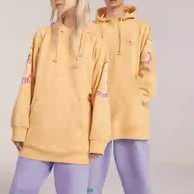 adidas Stella McCartney FW22 Logo Hoodie Khaki