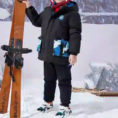 鸿星尔克儿童 潮服保暖羽绒服 儿童款