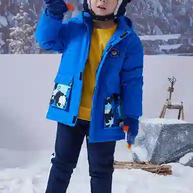 鸿星尔克儿童 潮服保暖羽绒服 儿童款