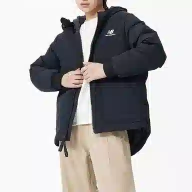 New Balance Hoodie Down Jacket Black