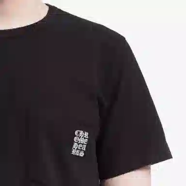 Chrome Hearts Logo Crewneck T-Shirt Black