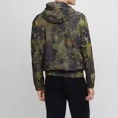 HUGO BOSS FW23 Camo Zip Hoodie