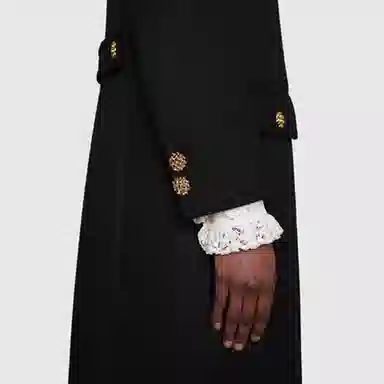 Gucci FW21 Wool Coat Black