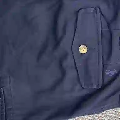 Polo Ralph Lauren Logo Zip Shorts Blue