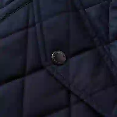 Burberry Quilted Jacket Navy