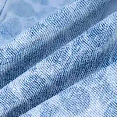 COACH Logo Print Denim Jacket