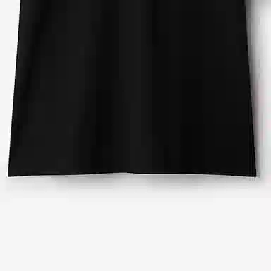 Burberry SS24 Striped Applique Crewneck T-Shirt Black