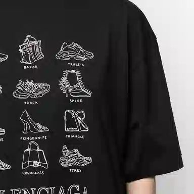 Balenciaga SS22 Black T-Shirt