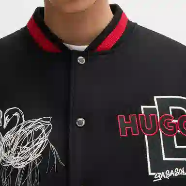 HUGO BOSS Bomber Jacket Black