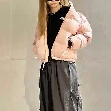 The North Face Nuptse Pink Women's