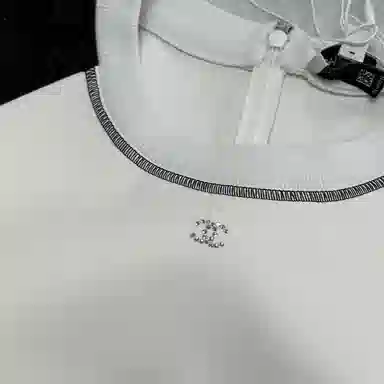 CHANEL Printed Crew Neck T-Shirt