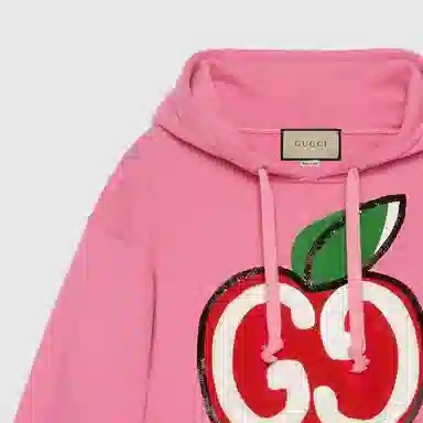 Gucci Floral Hoodie Pink