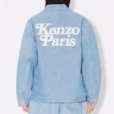 KENZO V-Neck Denim Jacket