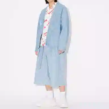 KENZO V-Neck Denim Jacket