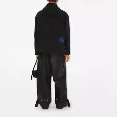 Burberry Hooded Zip Jacket Black