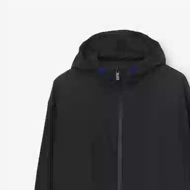 Burberry Hooded Zip Jacket Black