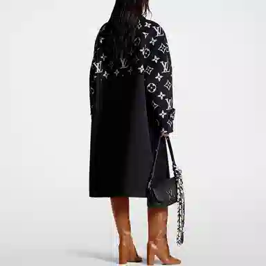 Louis Vuitton Logo Print Coat