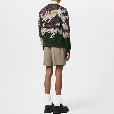Louis Vuitton SS24 Camo Jacquard Crewneck Sweatshirt