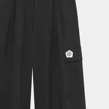 KENZO SS24 Sakura Elastic Straight Pants Black
