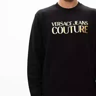 Versace Jeans Couture Logo Sweatshirt Black