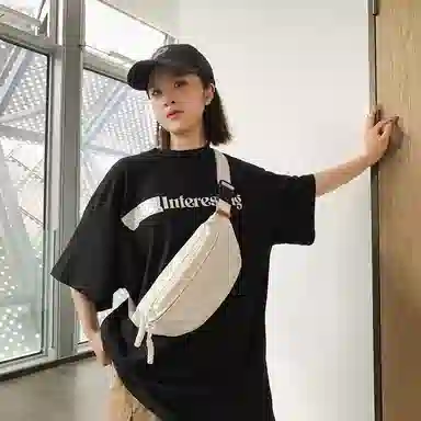 醇龙 休闲运动风小众外出 腰包胸包 尼龙 男女同款情侣款 多色
