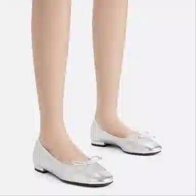 CHARLES&KEITH Retro Bow Ballet Flats