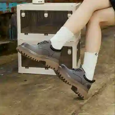 Dickies Martin Boots Smoke Grey Apricot